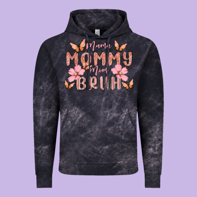 Mama Mommy Mom Bruh Vintage Hoodie Designed By Maliassmallbusiness