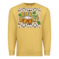 Antique Gold Bad and boozy Premium Sweatshirt - CowGirlArtShop