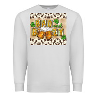 Dove Grey Bad and boozy Premium Sweatshirt - CowGirlArtShop