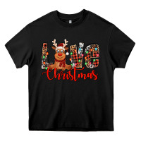 Black love christmas reindeer Heavy Core Tee - Jasminsmagicworld