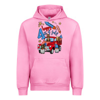 Fuchsia Pink 4th of july truck  1 Urban Hoodie - BundleAndBundleShop