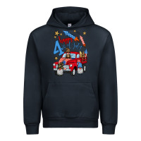 Navy 4th of july truck  1 Urban Hoodie - BundleAndBundleShop