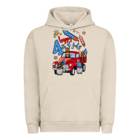 Pigment French Oak 4th of july truck  1 Urban Hoodie - BundleAndBundleShop