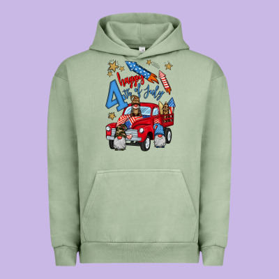 4th Of July Truck  1 Urban Hoodie Designed By Bundleandbundleshop