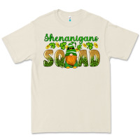 Bone shenanigans squad gnomes shamrock gold leopard glitter Premium Tee - Artiststas