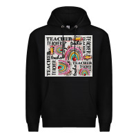 Black teacher tumbler Premium Hoodie - CowGirlArtShop