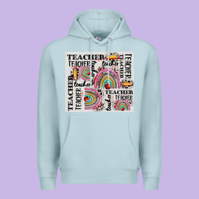 Teacher Tumbler Premium Hoodie Designed By Cowgirlartshop