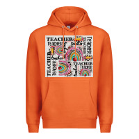 Carrot teacher tumbler Premium Hoodie - CowGirlArtShop