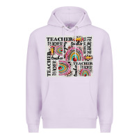 Lilac teacher tumbler Premium Hoodie - CowGirlArtShop
