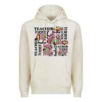 Oatmeal Heather teacher tumbler Premium Hoodie - CowGirlArtShop