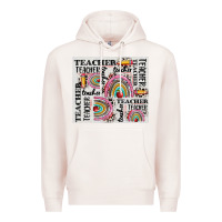 Pale Pink teacher tumbler Premium Hoodie - CowGirlArtShop