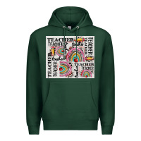 Sports Green teacher tumbler Premium Hoodie - CowGirlArtShop