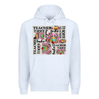White teacher tumbler Premium Hoodie - CowGirlArtShop
