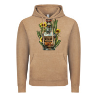 Vintage Coffee western whiskey bottle Vintage Hoodie - NancyCooperArtShop