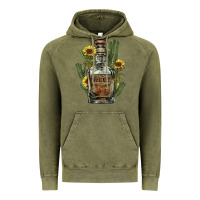 Vintage Olive western whiskey bottle Vintage Hoodie - NancyCooperArtShop