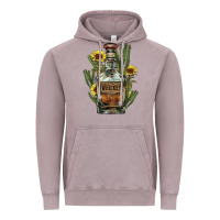 Vintage Zinc western whiskey bottle Vintage Hoodie - NancyCooperArtShop
