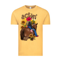 Vintage Mustard actin up malias Vintage Tee - MaliasSmallBusiness