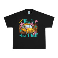 Black this is how i roll Urban Heavy Tee - NancyCooperArtShop