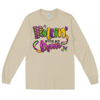 Mushroom rollin' with my krewe mardi gras Long Sleeve Tee - LillyAllenDesigns