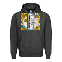 Charcoal Heather god says you are with sunflower Zipper Hoodie - TumblerDesignByShophia