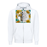White god says you are with sunflower Zipper Hoodie - TumblerDesignByShophia