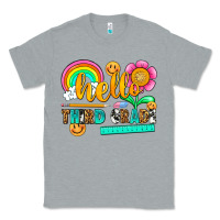 Heather Grey hello third grade Classic Tee - NancyCooperArtShop