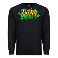 Black lucky mini st patricks Premium Sweatshirt - HowdyJamesFarm