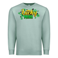 Seafoam lucky mini st patricks Premium Sweatshirt - HowdyJamesFarm