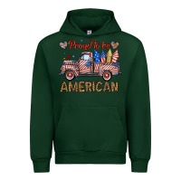 Forest Green proud to be american truck Urban Hoodie - BundleAndBundleShop