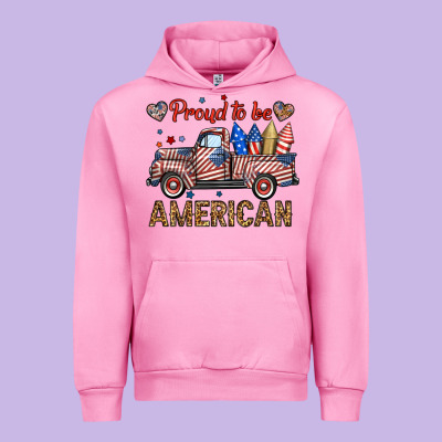 Proud To Be American Truck Urban Hoodie Designed By Bundleandbundleshop