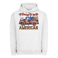 Pigment Lunar Rock proud to be american truck Urban Hoodie - BundleAndBundleShop