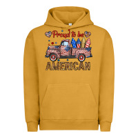 Pigment Peanut Butter proud to be american truck Urban Hoodie - BundleAndBundleShop