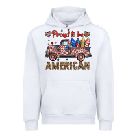 White proud to be american truck Urban Hoodie - BundleAndBundleShop
