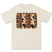 Bone serape sunflower cowhide leopard brushstroke Premium Tee - AdoDesignShop