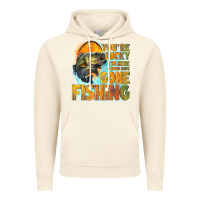 Vintage Artic youre lucky im here i could have gone fishing Vintage Hoodie - NancyCooperArtShop