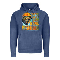 Vintage Denim youre lucky im here i could have gone fishing Vintage Hoodie - NancyCooperArtShop
