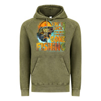 Vintage Olive youre lucky im here i could have gone fishing Vintage Hoodie - NancyCooperArtShop