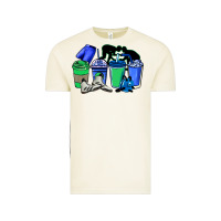 Vintage Arctic wrestling coffee cups Vintage Tee - NancyCooperArtShop