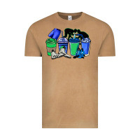 Vintage Camel wrestling coffee cups Vintage Tee - NancyCooperArtShop
