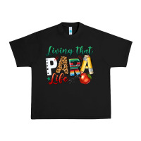 Black living that para life Urban Heavy Tee - NancyCooperArtShop