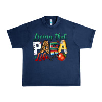 Navy living that para life Urban Heavy Tee - NancyCooperArtShop