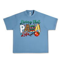 Pebble Blue living that para life Urban Heavy Tee - NancyCooperArtShop