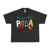 Pigment Black living that para life Urban Heavy Tee - NancyCooperArtShop
