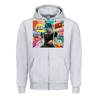 Pop Art Gothic Girl Zipper Hoodie | Teevron