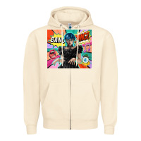 Sandshell pop art gothic girl Zipper Hoodie - TumblerDesignByShophia