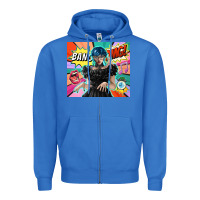 True Royal pop art gothic girl Zipper Hoodie - TumblerDesignByShophia