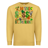 Antique Gold I'm the sassy one St. Patrick's Premium Sweatshirt - HowdyJamesFarm