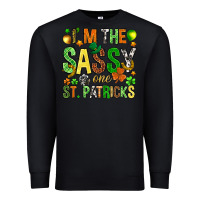 Black I'm the sassy one St. Patrick's Premium Sweatshirt - HowdyJamesFarm