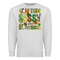 Dove Grey I'm the sassy one St. Patrick's Premium Sweatshirt - HowdyJamesFarm