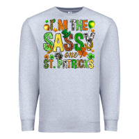 Heather Grey I'm the sassy one St. Patrick's Premium Sweatshirt - HowdyJamesFarm